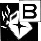 Piktogramm für Brandklasse B